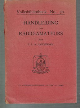 Volksbibliotheek no 70: Handleiding voor radio-amateurs - 1
