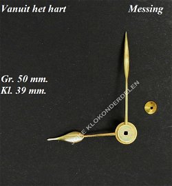 === Wijzers Franse pendule = oud === 37020