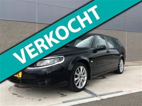 Saab 9-5 Estate - 2.0t Business TERRACOTTA LEER 2007 NW MODEL - 1