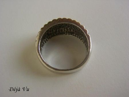 Oude sterling zilveren ring // silver ring - 3