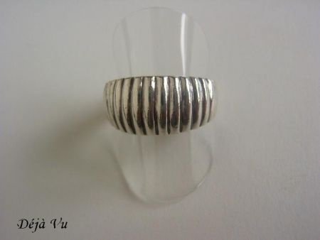 Oude sterling zilveren ring // silver ring - 4