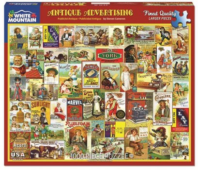 White Mountain - Antique Advertising - 1000 Stukjes Nieuw - 2