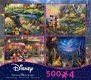 Ceaco - Disney Dreams Alice in Wonderland - 4 x 500 Stukjes Nieuw - 1 - Thumbnail
