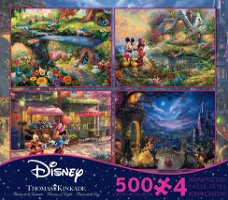 Ceaco - Disney Dreams Alice in Wonderland - 4 x 500 Stukjes Nieuw