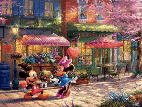 Ceaco - Disney Dreams Alice in Wonderland - 4 x 500 Stukjes Nieuw - 4