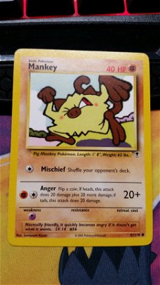 Mankey  81/110  Legendary Collection