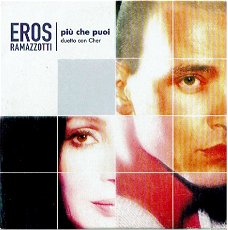 Eros Ramazzotti Duetto Con Cher ‎– Più Che Puoi  (2 Track CDSingle)