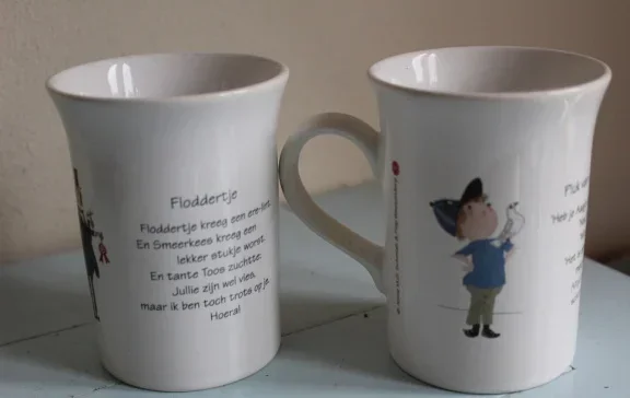 2 bekers Pluk van de Petteflet en 6 bekers Floddertje - nr. 1