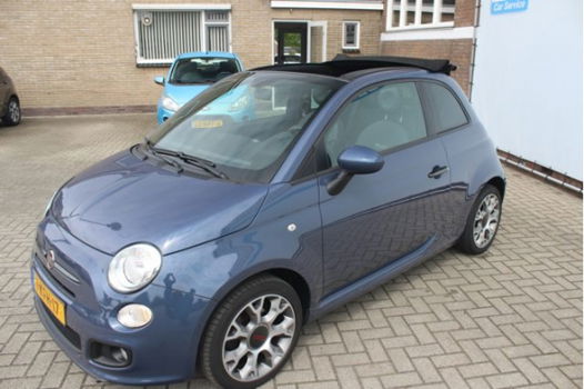 Fiat 500 - 0.9 TwinAir 500 Cabriolet Airco, centrale vergrendeling - 1