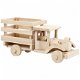 Houten mini Truck 22x11cm - 1 stuk hobby - 1 - Thumbnail