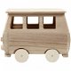 Houten mini Truck 22x11cm - 1 stuk hobby - 5 - Thumbnail