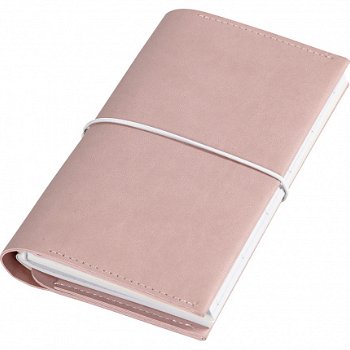 Planner 10x18x1,5 cm roze Bulletjournal notitieboek - 1