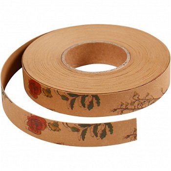 Leerpapier rozen 15mm 9.5 meter - 1