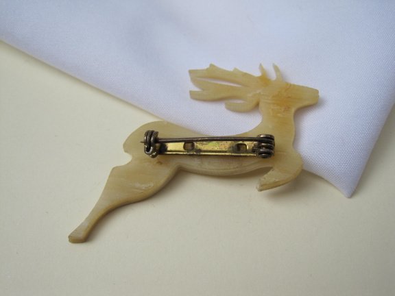 Broche springend rendier 6.1x3.3 cm - Afbeelding 6