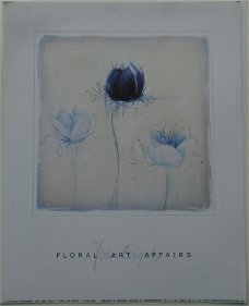 POSTER 25x20 cm FLOREL ART AFFAIRS NIEUW