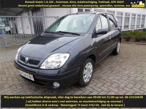 Renault Scénic - 1.6-16V Expression , AUTOMAAT, APK 5-2020, 2e eigenaar, Diverse auto's met automaat - 1