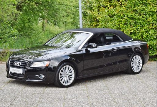 Audi A5 Cabriolet - 2.0 TFSI automaat / zwart leer / cruise control / 18 inch velgen - 1