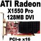 ATI Radeon X1550 128-256MB FH/LP PCI-e VGA Kaart | Dualhead - 2 - Thumbnail