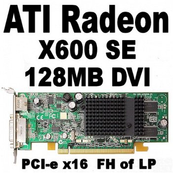 ATI Radeon X1550 128-256MB FH/LP PCI-e VGA Kaart | Dualhead - 4