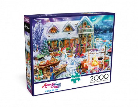 Buffalo Games - Winterland Fun - 2000 Stukjes Nieuw - 3