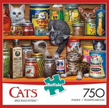 Buffalo Games - Spice Rack Kittens - 750 Stukjes - 2