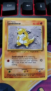 Sandshrew 62/102 Unlimited Base Set nearmint - 1