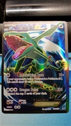 Rayquaza ex full art 104/108 XY Roaring Skies nm