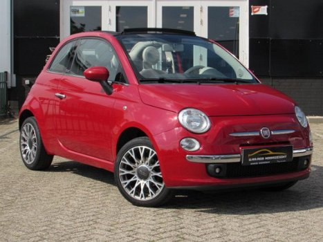 Fiat 500 C - 1.4 101pk SPORT 6-Bak METALLIC ROOD|INTERSCOPE SOUND SYSTEM|HALF/LEDER|AIRCO|16 INCH|US - 1