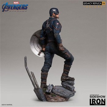 Iron Studios Avengers Endgame Legacy Statue 1/4 Captain America Deluxe - 5