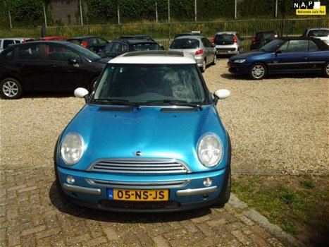 Mini Mini Cooper - 1.6 Pepper cooper met glaseschuif dak zeer lux, s 17ins l m v. yougtimer - 1