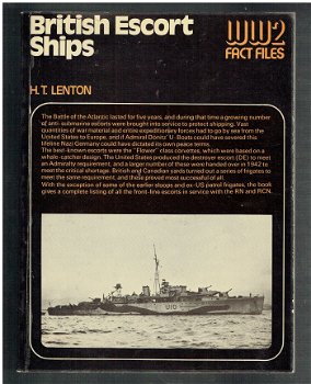 British escort ships by H.T. Lenton (WW2 fact files) - 1