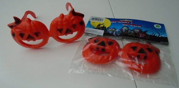 Halloweem GRIEZEL BRIL PUMPKIN 8 stuks nieuw - 1