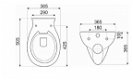 Sanifun hangtoilet Cleopas 505 Rimless - 2 - Thumbnail