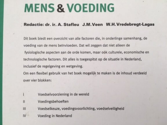 Mens & voeding - Stafleu (e.a.) - Afbeelding 2