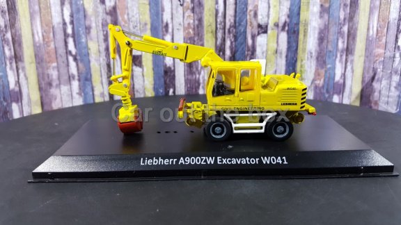 Liebherr A900ZW Excavator STOBART 1:76 Atlas - 1