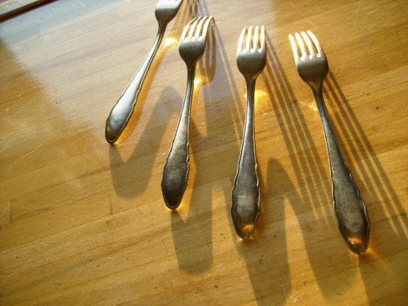 Diner vorken, barok uitstraling - Afbeelding 2