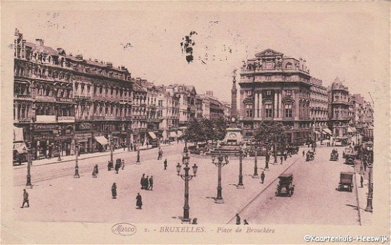Belgie Brussel Place de Brouckere 1925 - 1
