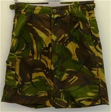 Broek, Kort, Gevechts, Uniform, KL, M93, Woodland Camouflage, maat: 0000/7080, 1996.(Nr.2)