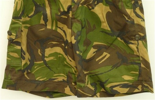 Broek, Kort, Gevechts, Uniform, KL, M93, Woodland Camouflage, maat: 0000/7080, 1996.(Nr.2) - 2