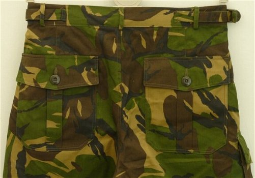 Broek, Kort, Gevechts, Uniform, KL, M93, Woodland Camouflage, maat: 0000/7080, 1996.(Nr.2) - 4
