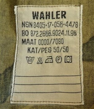 Broek, Kort, Gevechts, Uniform, KL, M93, Woodland Camouflage, maat: 0000/7080, 1996.(Nr.2) - 6