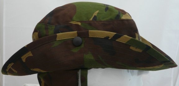 Hoed / Pet, Zomer, Koninklijke Landmacht, Woodland Camouflage, maat: 61, jaren'90.(Nr.2) - 6