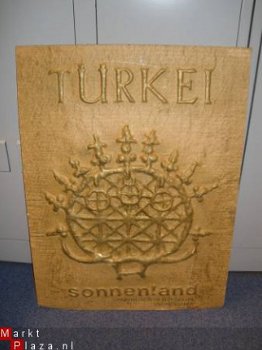 Rituele Standaard, brons op karton uit Turkije - 1