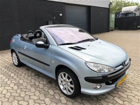 Peugeot 206 CC - 2.0-16V Roland Garros, LEER, CLIMA, NAP, STOELVERWARMING, NW APK - 1