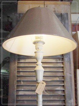 Schemerlamp (wit/linnenkleur) - 4