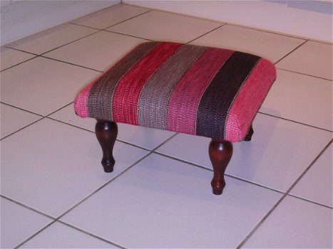 Footstool KELIM - Mesin 1/19 - 703 donker noten - Nieuw !! - 1