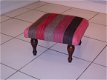 Footstool KELIM - Mesin 1/19 - 703 donker noten - Nieuw !! - 1 - Thumbnail