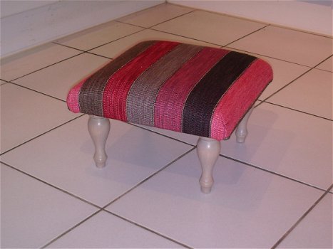 Footstool KELIM - Mesin 1/19 - 703 donker noten - Nieuw !! - 3