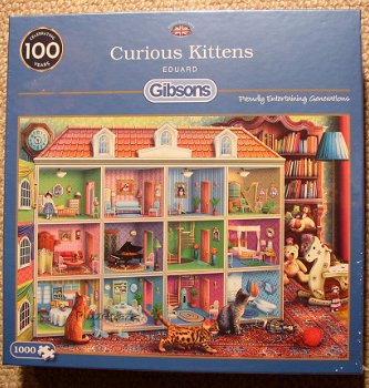 Gibsons - Curious Kittens - 1000 Stukjes Nieuw - 2