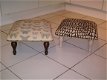 Footstool SAIL - 33x118cm - met witte poten. NIEUW !! - 5 - Thumbnail